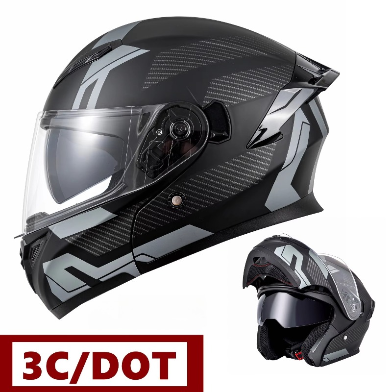 DOT 승인 오토바이 헬멧 이중 바이저 모듈식 플립업  - Modular Flip Up Motorcycle Helmet Dot Approved 리뷰 및 가격