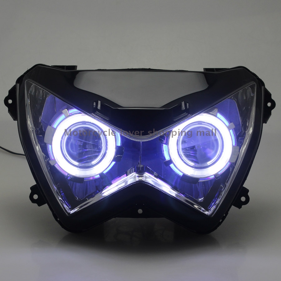 오토바이 헤드 라이트 맞춤형 LED 헤드 램프 HID  - Universal Motorcycle Led Headlight Projector 리뷰 및 가격