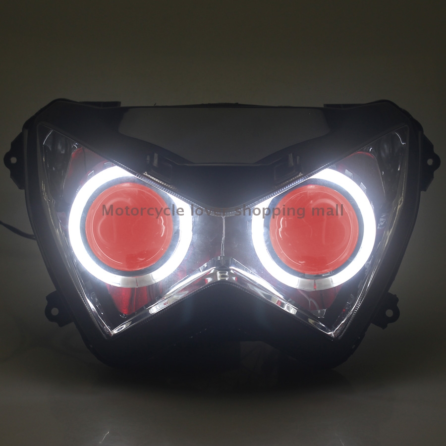 오토바이 헤드 라이트 맞춤형 LED 헤드 램프 HID  - Universal Motorcycle Led Headlight Projector 리뷰 및 가격