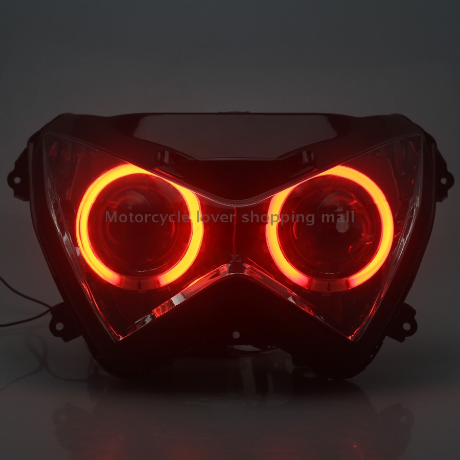 오토바이 헤드 라이트 맞춤형 LED 헤드 램프 HID  - Universal Motorcycle Led Headlight Projector 리뷰 및 가격