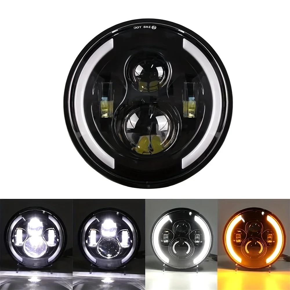 TCYATO 50W 7인치(17.78cm) LED 헤드 - Universal Motorcycle Led Headlight Projector 리뷰 및 가격
