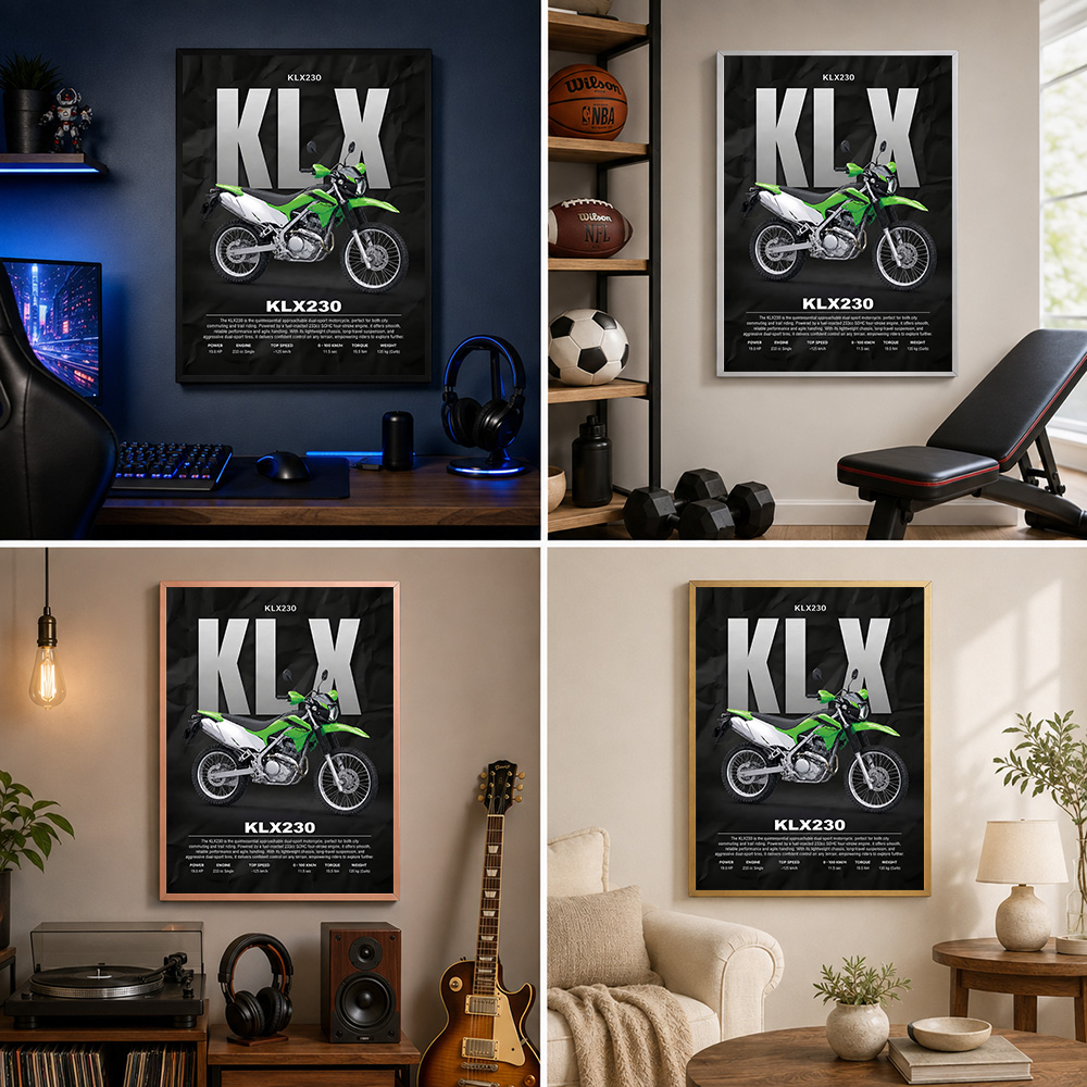 일본 KLX230 듀얼 스포츠 오토바이 프레임형 금속  - Riding Gear 리뷰 및 가격